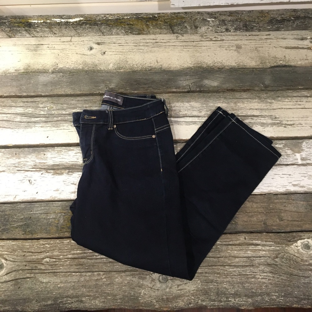 Reitmans | Dark Wash Cropped Jeans